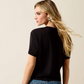 10071130 Ariat Women's "Others Take A Hike" SS Tee Black