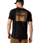 10071159 Ariat Men's Boot Leather Patch SS Tee Black