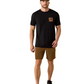 10071159 Ariat Men's Boot Leather Patch SS Tee Black