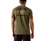 10073962 Ariat Men's Outline Shop SS Tee Military Heather