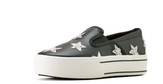 10074366 Ariat Women's Sklyar Star Slip On Inkwell Black