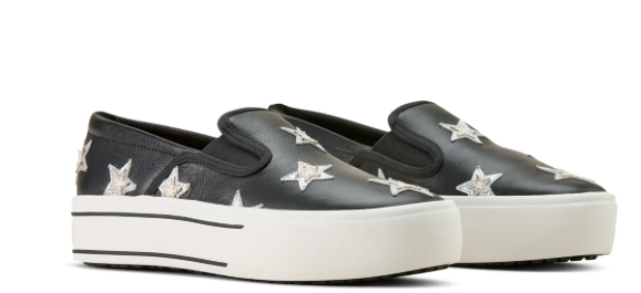 10074366 Ariat Women's Sklyar Star Slip On Inkwell Black
