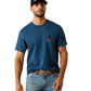 10071192 Ariat Men's Flag Bronco SS Tee Key Largo