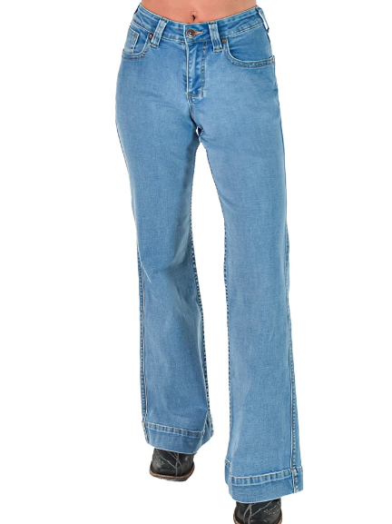 C01-JLTWTR-LWH Cowgirl TUff Light Wide Leg Trouser Short Leg