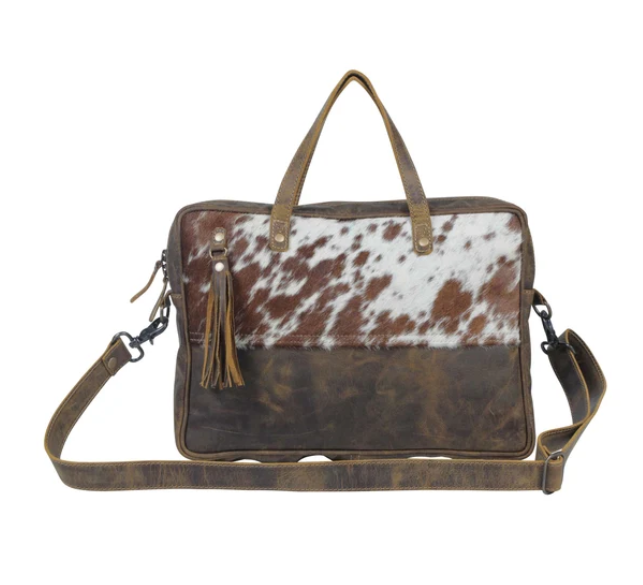 S-3820  Ironpeak Leather Laptop Bag