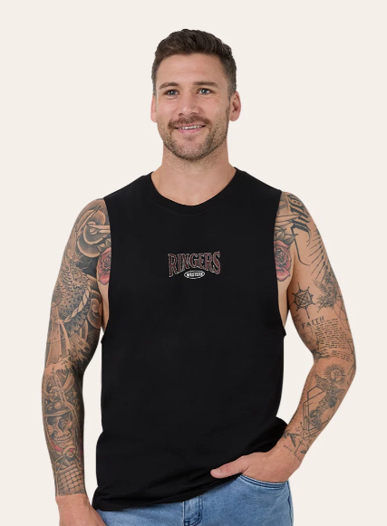 125197RW-BLK Ringers Western Men's Outrider Tank Black