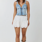 225225RW Ringers Western Women's Broderie Skirt White