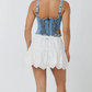 225225RW Ringers Western Women's Broderie Skirt White