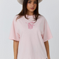225126RW Ringers Western Women's Cowboy Tears T-Shirt Barley Pink