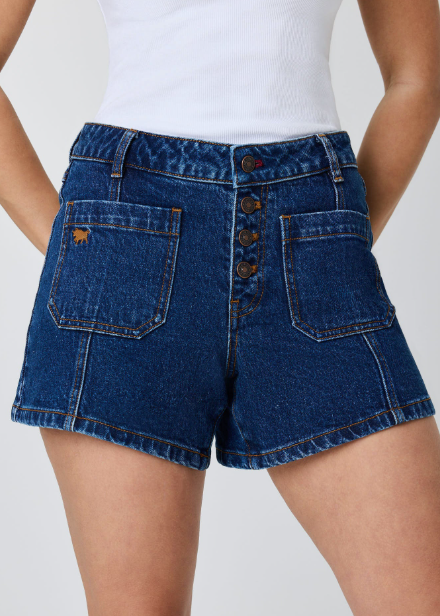 225134RW Ringers Western Women's Mollie Sailor HR Short's Classic Blue
