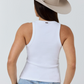 225229RW Ringers Western Women's Essential Classic Rib Tank White
