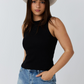 225229RW Ringers Western Women's Essential Classic Rib Tank Black