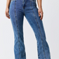 225133RW Ringers Western Women's Penny Starstuck HR Bootcut Jeans Mid Blue