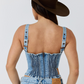 225151RW Ringers Western Women's Asher Bustier Top Light Blue