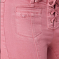 225160RW Ringers Western Women's Rodeo Rose Lace Up Mid Rise Jean Washed Pink