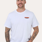 125127RW-WHT Ringers Western Men's Side Chick Loose Fit Tee