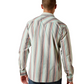 10071089 Ariat Men's Retro Hesperus Fitted Snap LS Shirt Aquifer Plaid