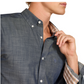 10071267 Ariat Men's Wrinkle Free Soil Pinpoint Oxford Shirt Chambray Blue