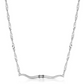 NC6531 Western Silhouette Longhorn Bar Necklace