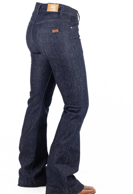 SR2252 Hitchley & Harrow Women's Nashville Trouser Dark Denim 34'' Leg