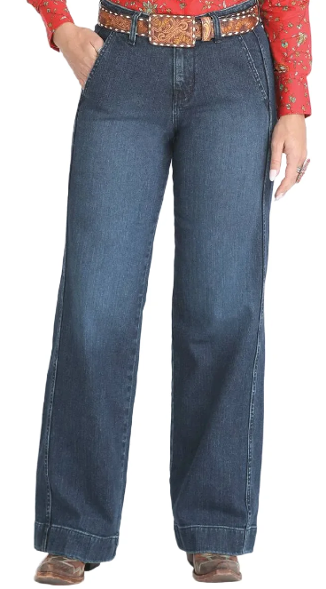 CB78154001 Cinch Women's Wide Leg Jean Long Leg