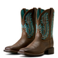 10080408 Ariat Women's Round Up Filly West Dark Coco