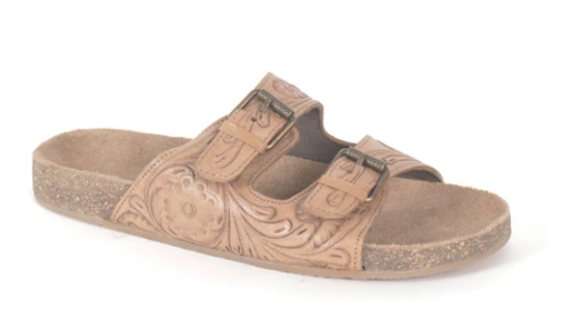 09-021-0607-3730 Roper Women's Desiree Tooled Tan Leather