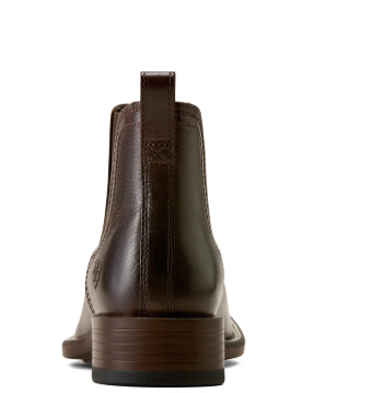 10080415 Ariat Mens Booker Chelsea Western Chocolate Chip