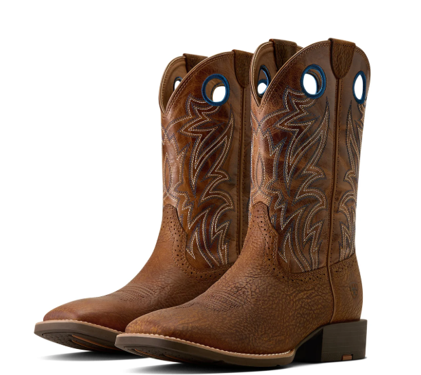 10080413 Ariat Mens Sport Sidebet West Toasted Grain/Dark Tan