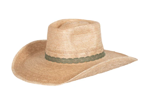 HG45ROSL Sunbody Reata Oak Palm 4.5' Brim Moss Green