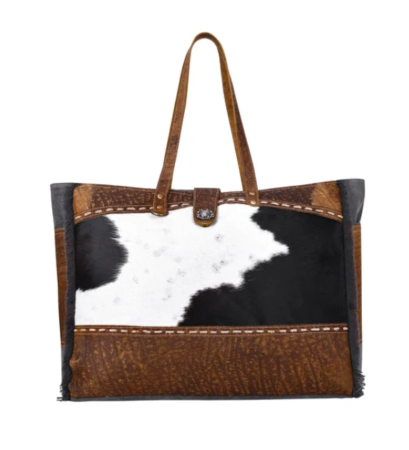 S-6780  Asher Canvas and Hide weekender bag