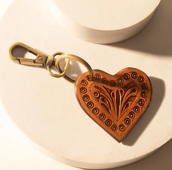 S-14467 Studded western Key Fob