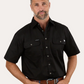 118110004-BLK Ringers Western Men's Lake Argyle Short Sleeve Black