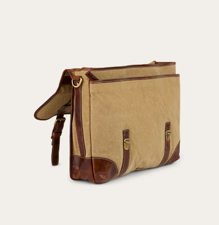 425016RW-SN Ringers Western Waxicanvas Messenger Sand