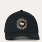 419220099-BL/CL Ringers Western Grover Baseball Cap - Black & Clay