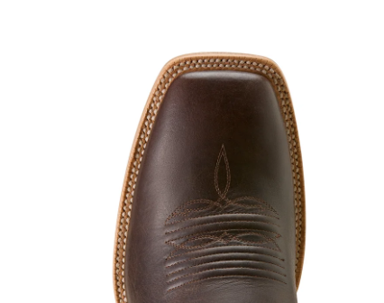 10074237 Ariat Men's Preston West Roasted Coffee/Rustic Almond Boots
