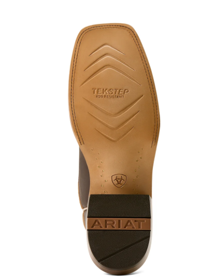 10074237 Ariat Men's Preston West Roasted Coffee/Rustic Almond Boots
