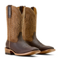 10074237 Ariat Men's Preston West Roasted Coffee/Rustic Almond Boots