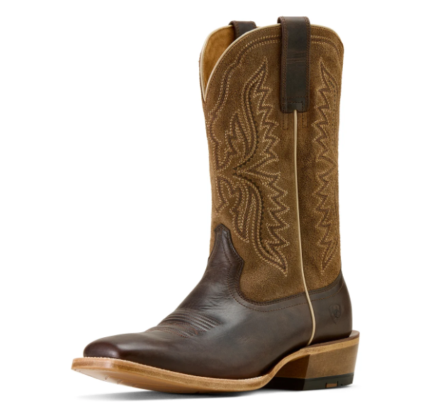 10074237 Ariat Men's Preston West Roasted Coffee/Rustic Almond Boots