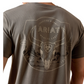 10073415 Ariat Men's Desert Badge Tradition SS Tee Smoked Pearl