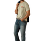 10073484 Ariat Men's Whiskey Uno SS Tee Elm