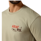 10073484 Ariat Men's Whiskey Uno SS Tee Elm