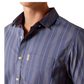 10071059 Ariat Men's Maddox Modern Fit SS Shirt Spring Lake Geo Stripe