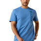 10071349 Ariat Men's Vertical Logo Tee Riviera