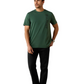 10071348 Ariat Men's Vertical Logo Tee Monstera