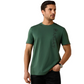 10071348 Ariat Men's Vertical Logo Tee Monstera
