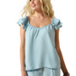 10071135 Ariat Women's Lynn SS Top Indigo Wash