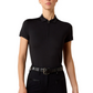 10072447 Ariat Women's Bandera 1/4 Zip Polo Black