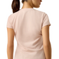 10071354 Ariat Women's Vertical Logo SS Tee Sepia Rose