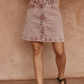 SS20902-RUS   Sass Tipo wave denim skirt